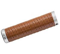 Sella Italia Eterna Leather Cover Grips - Honey, One Size