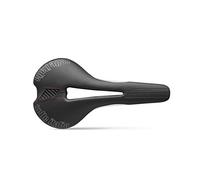 Selle Italia - Flite TM Flow, Soft and Ultralight Saddle for Bicycle, with a Flat Shape and a Manganese Rail, Resistant and Suitable for Road Bikes and MTB - Unisex - Black
