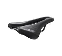 Selle Italia Novus Boost Evo TM Superflow X-Cross Saddle - MTB & Gravel Bike Saddle, Gel Padding, Manganese Rails, Shock Absorption, Pressure Relief Cut-Out