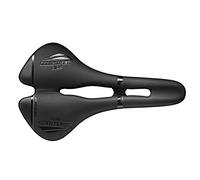 Selle San Marco - Aspide Open-Fit Racing Wide, Saddle for Performance Bikes, with a Curved Shape and Narrow Seat, Rail in Xsilite - Black