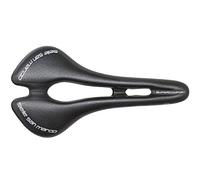 Selle San Marco - Aspide Supercomfort Open-Fit Dynamic Wide, Gravel Bike Saddle with Wide Seat and Oversized Gel Padding, Curved Shape and a Steel Alloy Rail - Black - L2