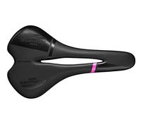 Selle San Marco Manganese Saddle for Women, Black/Pink, One Size