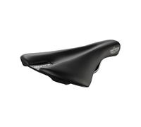 Selle San Marco Mantra Manganese Off-Road Bicycle Saddle, Gravel, Trail, Cross Country, Open Shell with Protective Cover, Flat Shape, Manganese Frame - Black, Size L2