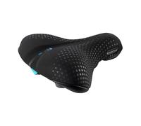 Selle San Marco Unisex -Adult's Bioaktive City Gel Saddle, Black (Black Suede),