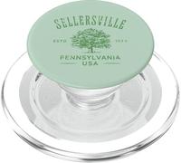 Sellersville Pennsylvania Vintage Design Souvenir PopSockets PopGrip for MagSafe