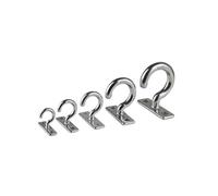 SellGood Hand Nut 5PCS Ceiling Hooks Heavy Duty 304 Stainless Steel Utility Ceiling Hooks for Hanging Plants(6mm)