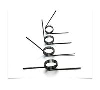 SellGood Metal Springs 10pcs 65Mn Steel Rust Resistant V-shaped Spiral Torsion Spring WD 1.2mm Angle 60 90 120 180 Degrees Metal Springs(60 Degrees,6 LAPS_6MM)