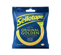 Sellotape 2928287 Original Golden Sticky Tape - 1 Roll 24Mm X 50M