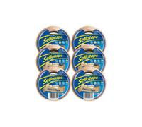 Sellotape Brown High-Strength Parcel Tape for Professional Use 48mmx50m, 6 Pack Sellotape Brown