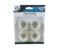 Sellotape Clear Transparent Sticky Tape, 18m x 18mm, Pack of 4 Mini Refill Rolls