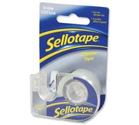 Sellotape Clever Tape Dispenser + Roll 18mmx25m (Pack of 6) - 1766010
