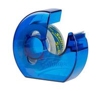Sellotape Crystal Clear Tape (18mm X 15M, 12 Pack) With Blue Dispenser - Super Clear, Extra Sticky, Easy Tear