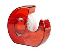 Sellotape Double Sided Tape (15mm X 5M, 12 Pack) With Red Dispenser - Easy Tear Adhesive Tape For Crafts, Gift Wrapping & Diy