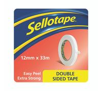 Sellotape Dsided Tape 12MMX33M PK8