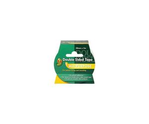 Sellotape Duck Tape Double Sided Tape 38Mm X 5M in White Sellotape White