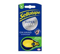 Sellotape Super Clear Tape On-Hand Dispenser