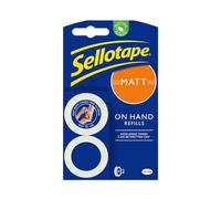 Sellotape On Hand Invisible Refills Matt Tape,Transparent,18mm * 15m
