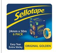 Sellotape Orig Tape 24mmx50M Pk6