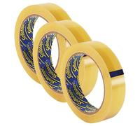 Sellotape Original Golden, Multi-Purpose Clear Tape, 18mmx25m (Pack of 3)
