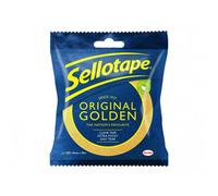 Sellotape Original Golden Sticky Tape - 1 Roll 24mm X 50M Multi Colour (One Size)