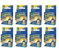 Sellotape Original Golden Tape - 18 mm x 25 m, Clear (8)