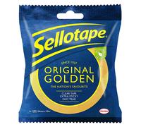 Sellotape 2928287 Original Golden Sticky Tape - 1 Roll 24Mm X 50M