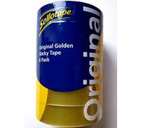Sellotape Original Golden Tape Roll Non-static Easy-tear Retail Pack 24mmx50m Ref 1443266 [Pack 6] (1443266)