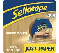 Sellotape Paper Tape 48mm x 50m Brown (Roll) - 2997919