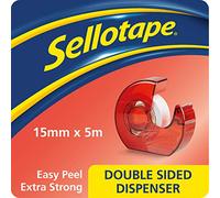 Henkel Sellotape Double Sided 15mmx5m, none