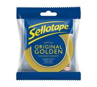 Sellotape Strong & Sticky Original Golden Tape Comes With A Easy Starter Tab,50M