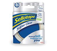 Sellotape Super Clear Tape 24mm x 50m (6 Pack)