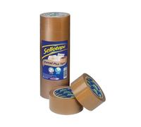 Sellotape 1445172 Packaging Tape 50mm x 66m - Brown (6 Pack)