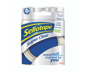 Sellotpe 24MMX50M Super Clr Tpe PK6