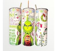 Sellrex Grinch and Max Insulated 20oz Thermal Skinny Tumbler