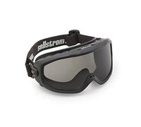 Sellstrom Safety Goggles & Glasses Wildland Fire OTG Eye Protection, Firefighter Gear, Ant-Fog, Scratch-Resistant, Protective Eye Shield w/Smoke Lens, Adjustable Strap, Black Frame, S80226