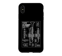 Selmer Symphonique B-Flat Trumpet 1941 Technical Blueprint Case for iPhone XS Max