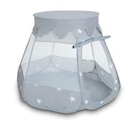 Selonis 105X90 Play Tent Castle House Pop Up Ballpit Plastic Balls For Kids, Grey