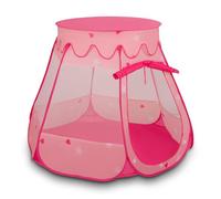 Selonis 105X90 Play Tent Castle House Pop Up Ballpit Plastic Balls For Kids, Pink