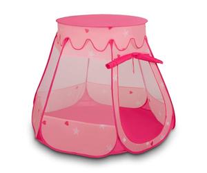 Selonis 105X90 Play Tent Castle House Pop Up Ballpit Plastic Balls For Kids, Pink