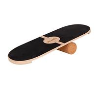 Selonis Balance Board For Adults And Kids Wooden Roller Board Gymnastics Training And Coordination Exercises Fitness Yoga Stability Sport Physiotherapy Workout - Available With Mat And Without Mat
