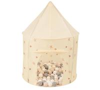 Selonis Play Tent For Kids Pavilion Playhouse Children Play Tent 100X130cm/100 Balls For Babies And Toddlers Pop Up Play For Indoor And Outdoor, Light Beige: Pastel Beige/Gray/White