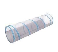 Selonis Pop-Up Play Crawl Tunnel With No Balls For Toddlers Kids, Grey And Blue