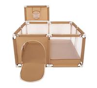 Selonis Square Play Pen Filed No Balls Basketball, Beige