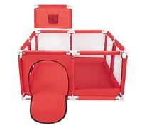 Selonis Square Play Pen Filed No Balls Basketball, Red