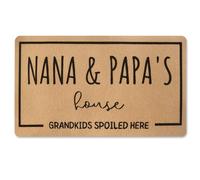 SELORY Mothers Day Nana Gifts, for Grandma,Nana and Papa Gifts,Gifts for Grandparents,Christmas Gigi Mimi Gifts from Granddaughter Grandson Grankids,Doormats Home Decor