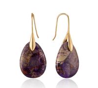 SELOVO Bohemian Emperor Jasper Teardrop Earrings for Women - Dangle Earrings with Hooks,Unique Statement Jewelry Gift, Stone, No Gemstone