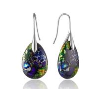 SELOVO Bohemian Emperor Jasper Teardrop Earrings for Women - Dangle Earrings with Hooks,Unique Statement Jewelry Gift, Stone, No Gemstone