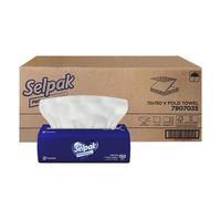 Selpak Professional V Fold Paper Hand Towels, 2 Ply 2250 Sheets Disposable Towels, Interfold White Hand Towels, Super Soft, Strong & Highly Absorbent