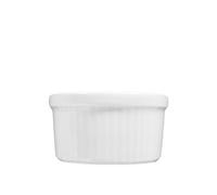 Seltmann 001.101756 Lukullus Porcelain Pie Dish, White, Round, 0.15 L