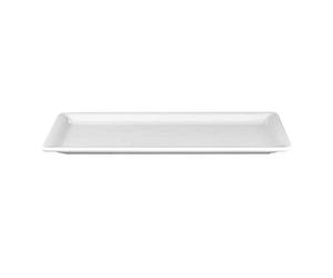 Seltmann 001.700088 Buffet-Gourmet Porcelain Plate 5170 1/3 GN Rectangular with Relie, White, 6 Decorations, 32.5 cm Length, 17.6 cm Width, 1.6 cm Height, 3 Pieces